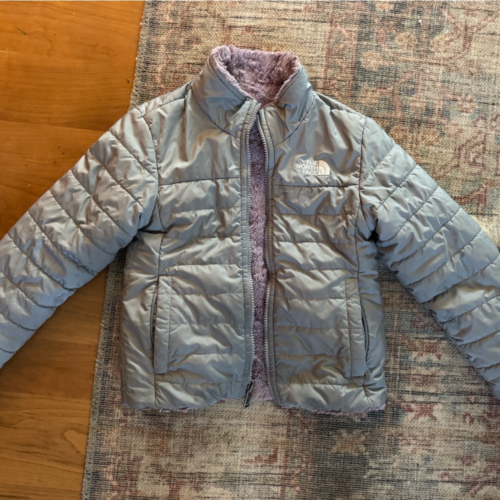 The North Face Silver Quilted Jacket